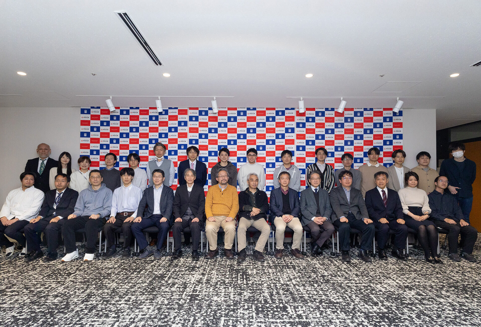 Project meeting was held and Most research staff were gathered