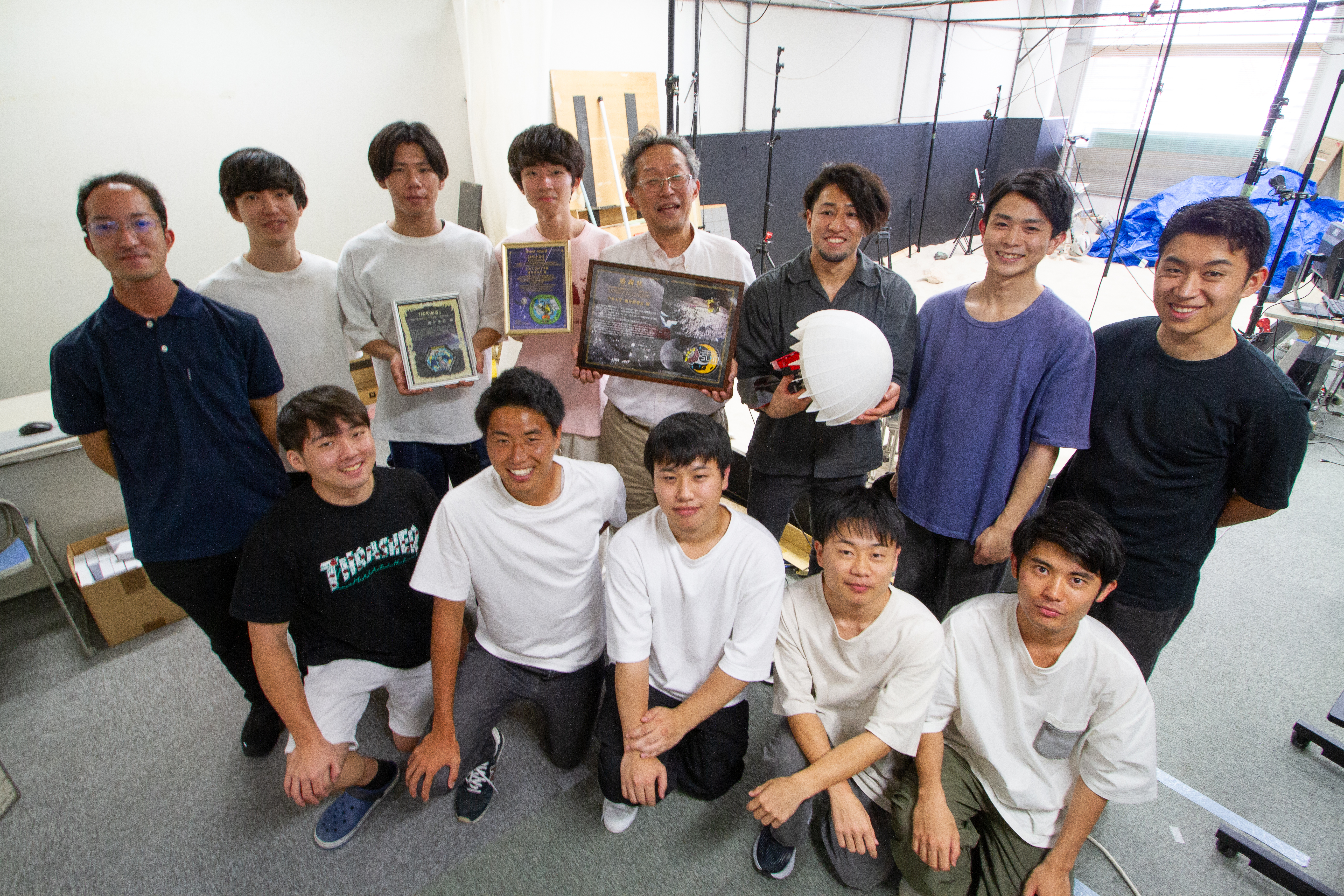 Receiving a letter of appreciation for contributions to the SLIM demonstration lander that reached the Moon