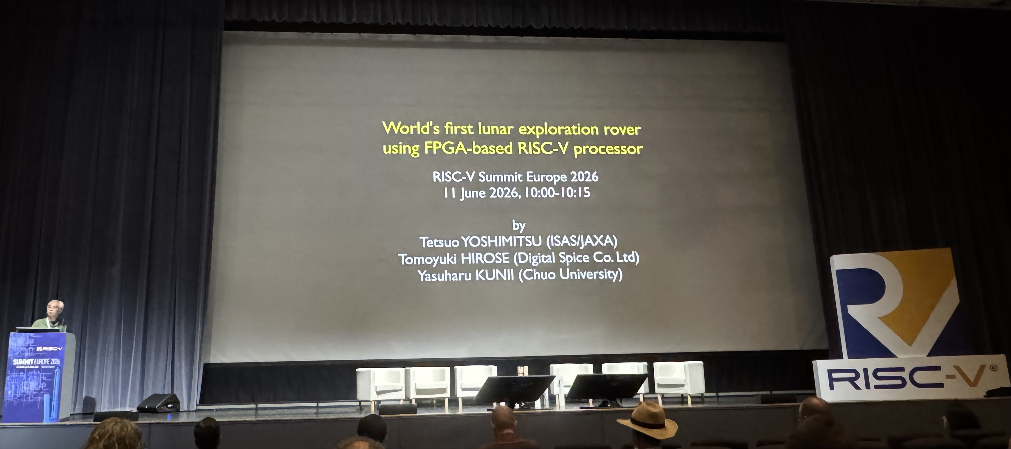 世界で初めてCPU命令セット標準アーキテクチャ”RISC-V”が、深宇宙(月面)に到達したと報告
